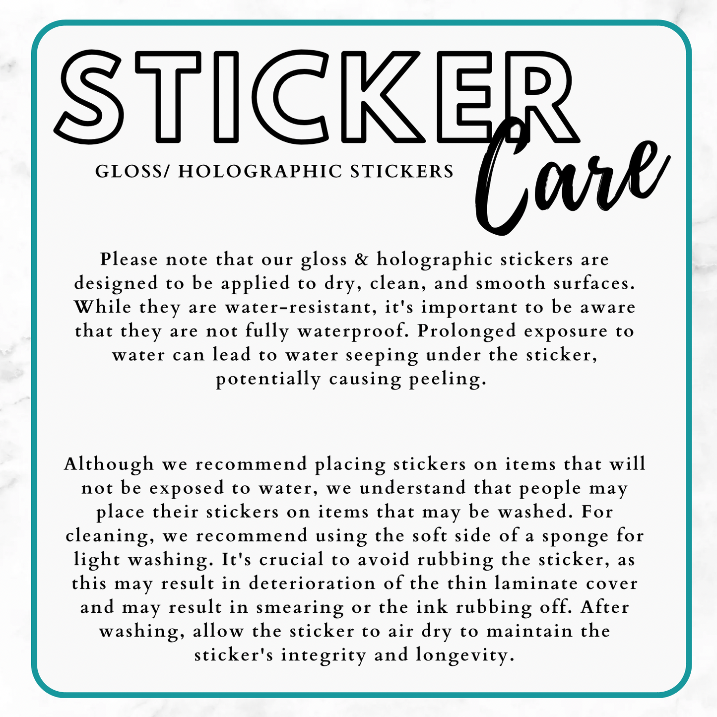 Custom Sticker Printing