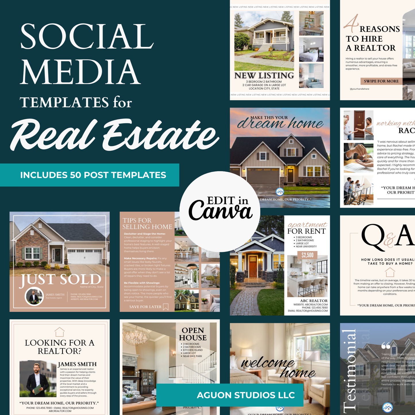 Real Estate Instagram Templates